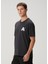 Antrasit Logo Nakışlı T-Shirt 4