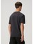 Antrasit Logo Nakışlı T-Shirt 5