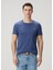 Lacivert Logo Nakışlı T-Shirt 1