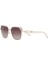 Ds 2395 C4 Cat Eye Altın Kahve Metal Kadın Güneş Gözlüğü 1