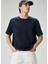 Relax Fit Lacivert Basic T-Shirt 1