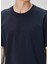 Relax Fit Lacivert Basic T-Shirt 6