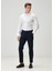 Slim Fit Lacivert Pantolon 1