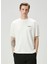 Krem Baskılı T-Shirt 1