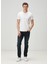 Beyaz V Yaka T-Shirt 3