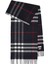 Check Lacivert Kaşmir Unisex Atkı 1