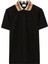 Pamuklu Siyah Polo Yaka Erkek T-Shirt 1
