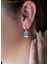 Topaz Değerli Taşlı Gümüş Kadın Küpe 5