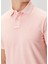 Açık Pembe Polo Yaka T-Shirt 5