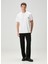 Beyaz Logo Detaylı T-Shirt 2