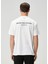 Beyaz Logo Detaylı T-Shirt 4