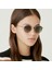 Xs Verona 6701 8 Oval Gümüş Bej Unisex Güneş Gözlüğü 3