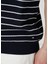 Lacivert Polo Yaka Colorblocked Triko Gömlek 7