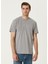 Gri Omuzu Baskılı T-Shirt 1