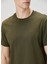 Haki Organik Pamuk T-Shirt 5