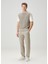 Relaxed Fit Beyaz Manzara Baskılı T-Shirt 2