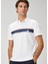 Beyaz Kaz Logolu Polo T-Shirt 1
