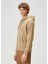Bej Kapüşonlu Sweatshirt 3