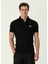 Essential Siyah Polo Yaka T-Shirt 1
