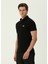Essential Siyah Polo Yaka T-Shirt 3