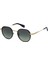 Beethoven 6787 Asetat 1 Oval Altın ve Siyah Unisex Güneş Gözlüğü 2