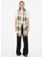 Wide Check Krem Rengi Kaşmir Unisex Atkı 5