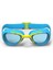 Mavi/sarı Çocuk Yüzücü Gözlüğü, Şeffaf Cam, Ayarlanabilir, Buğu Yapmaz 3