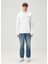 Beyaz Kapüşonlu Sweatshirt 2