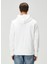 Beyaz Kapüşonlu Sweatshirt 4