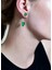 Toi & Moi Emerald Ear Jackets 925 Ayar Gümüş Kadın Küpe 3