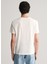 Beyaz Logolu Bisiklet Yaka Regular Fit Erkek T-Shirt 2