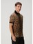 Leopar Desenli Polo Yaka T-Shirt 3