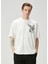Krem Baskılı T-Shirt 1