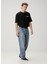 Siyah Logo Baskılı Oversized T-Shirt 2