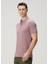 Gül Kurusu Polo Yaka Organik Pamuk T-Shirt 3