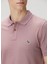 Gül Kurusu Polo Yaka Organik Pamuk T-Shirt 5