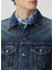 Koyu Mavi Denim Ceket 5