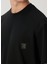 Siyah Logo Detaylı T-Shirt 5