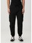 Siyah Beli Kordonlu Jogger Pantolon 2