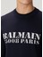 Lacivert Logo Jakarlı Merino Kazak 5