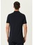 Lacivert Polo Yaka Organik Pamuk T-Shirt 4