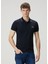 Lacivert Polo Yaka T-Shirt 1