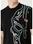 Siyah Baskılı T-Shirt 5
