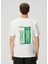 Beyaz Logo Baskılı T-Shirt 4