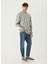 402 Gri Logo Nakışlı Sweatshirt 2