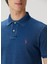 Indigo Polo Yaka T-Shirt 5