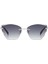 Hm 1704 C3 Cat Eye Gümüş Metal Kadın Güneş Gözlüğü 2