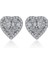 Shiny Heart 18 Ayar Altın Kadın Pırlanta Küpe 1