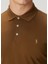 Kahverengi Polo Yaka T-Shirt 5
