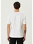 Haruka Beyaz Baskılı Oversized T-Shirt 4